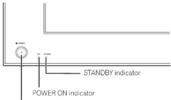 PIONEER PDP506XDE - Plasma Display/Media Receiver status indicators - 1