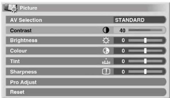 PIONEER PDP506XDE - Basic picture adjustments - 1