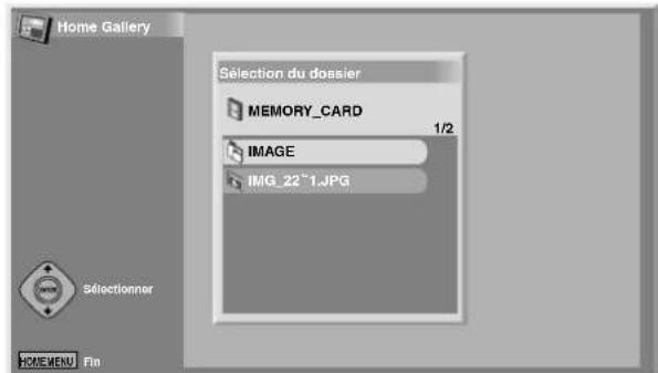 PIONEER PDP506XDE - Lancement de la page initiale Home Gallery - 2