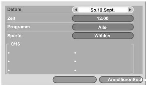 Datum So.12.Sept. Zeit 12:00 Programm Alle Sparte Wählen 0/16 AnnullierenSuche