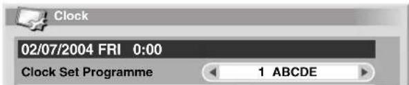 PIONEER PDP506XDE - Clock setting - 1