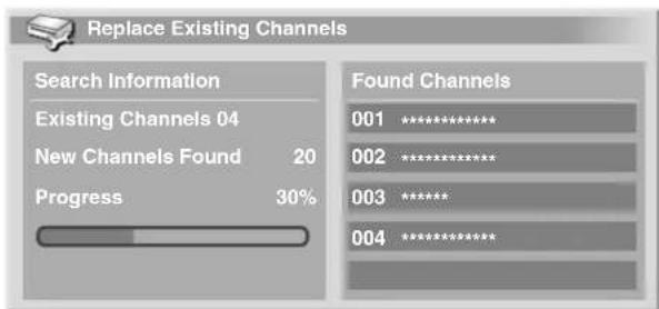 PIONEER PDP506XDE - Replacing the existing channels - 1