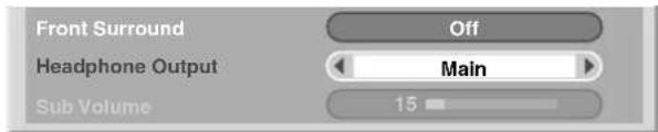 PIONEER PDP506XDE - Listening to audio from the sub screen using headphones - 1