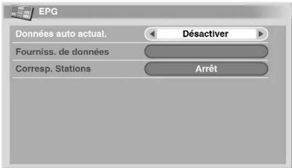 PIONEER PDP506XDE - Mise à jour automatique des informations EPG - 1