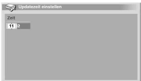 Updatezeit einstellen Zeit 11 32