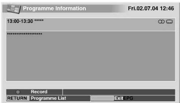 PIONEER PDP506XDE - Selecting a programme for immediate watching - 1