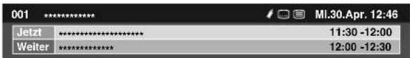 001 ***** Jetzt ***** Weiter ***** MI.30.Apr. 12:46 11:30 -12:00 12:00 -12:30