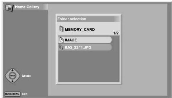 PIONEER PDP506XDE - Starting the initial Home Gallery screen - 2
