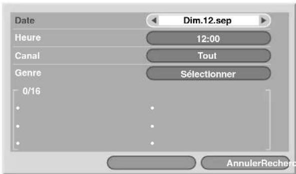 PIONEER PDP506XDE - Recherche EPG - 1