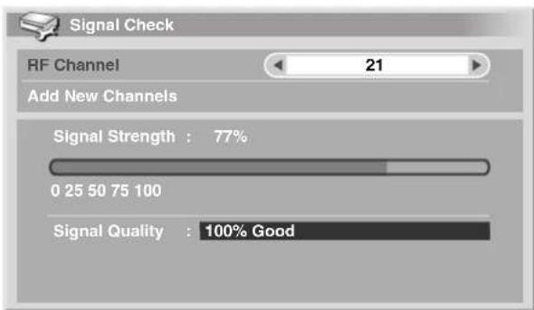 PIONEER PDP506XDE - Checking signal strength - 1