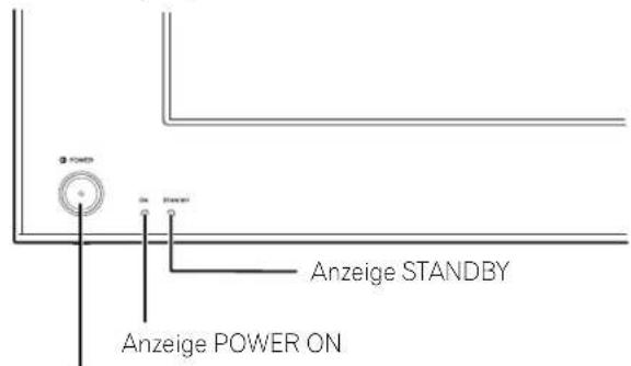 Anzeige STANDBY Anzeige POWER ON