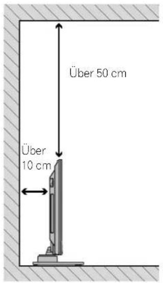 Über 50 cm Über 10 cm