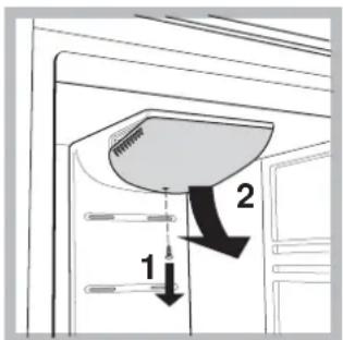 HOTPOINT-ARISTON Quadrio 4D AABHA - Remplacement de l'ampoule d'éclairage - 1