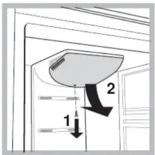 HOTPOINT-ARISTON Quadrio 4D AABHA - Sostituire la lampadina - 1