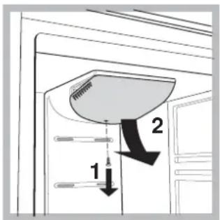 HOTPOINT-ARISTON Quadrio 4D AABHA - Sustituir la bombilla - 1