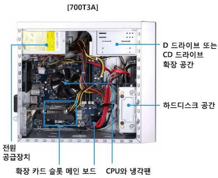 SAMSUNG DM700T3A - 컴퓨터 분해(500S3A 모델에 한함) - 3