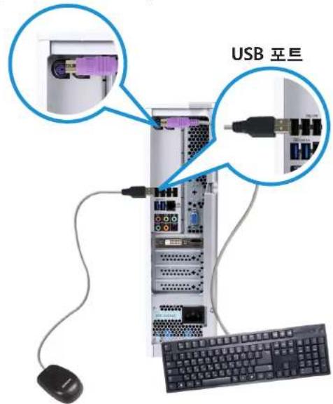 SAMSUNG DM500S3A - |보드와 마우스 연결 - 3