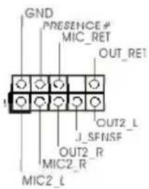 GND PRESENCE # MIC_RET OUT_RE1 I J_SFNSF OUT2_L R MIC2_R MIC2_L