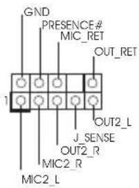 GND PRESENCE# MIC_RET OUT_RET 1 J_SENSE OUT2_R MIC2_R MIC2_L
