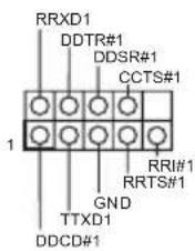 RRXD1 DDTR#1 DDSR#1 CCTS#1 RRI#1 RRTS#1 GND TTXD1 DDCD#1