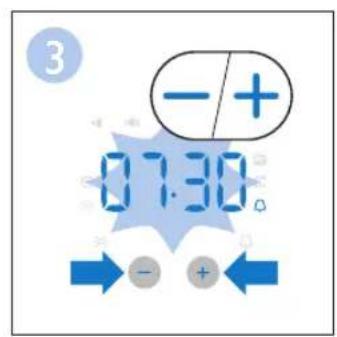 PHILIPS WakeUp Light HF3505 - Réglage de l'alarme - 3