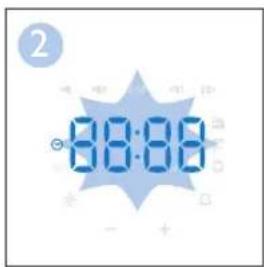 PHILIPS WakeUp Light HF3505 - Primer uso: ajuste de la hora del reloj - 2