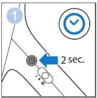 PHILIPS WakeUp Light HF3505 - Adjusting the time format - 1