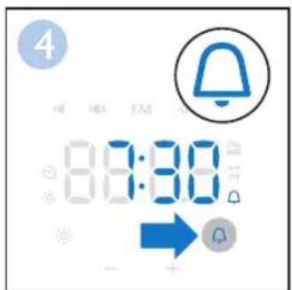 PHILIPS WakeUp Light HF3505 - Réglage de l'alarme - 4