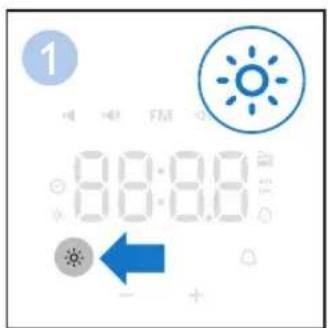 PHILIPS WakeUp Light HF3505 - Marche/arrêt de la lampe - 1