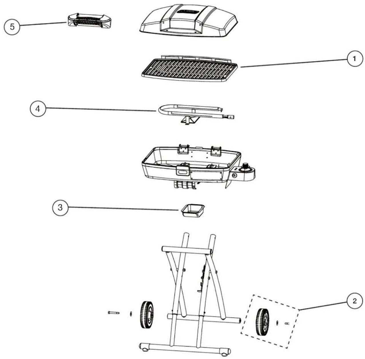 COLEMAN RoadTrip - Replacement Parts List — 9955 Series - 1