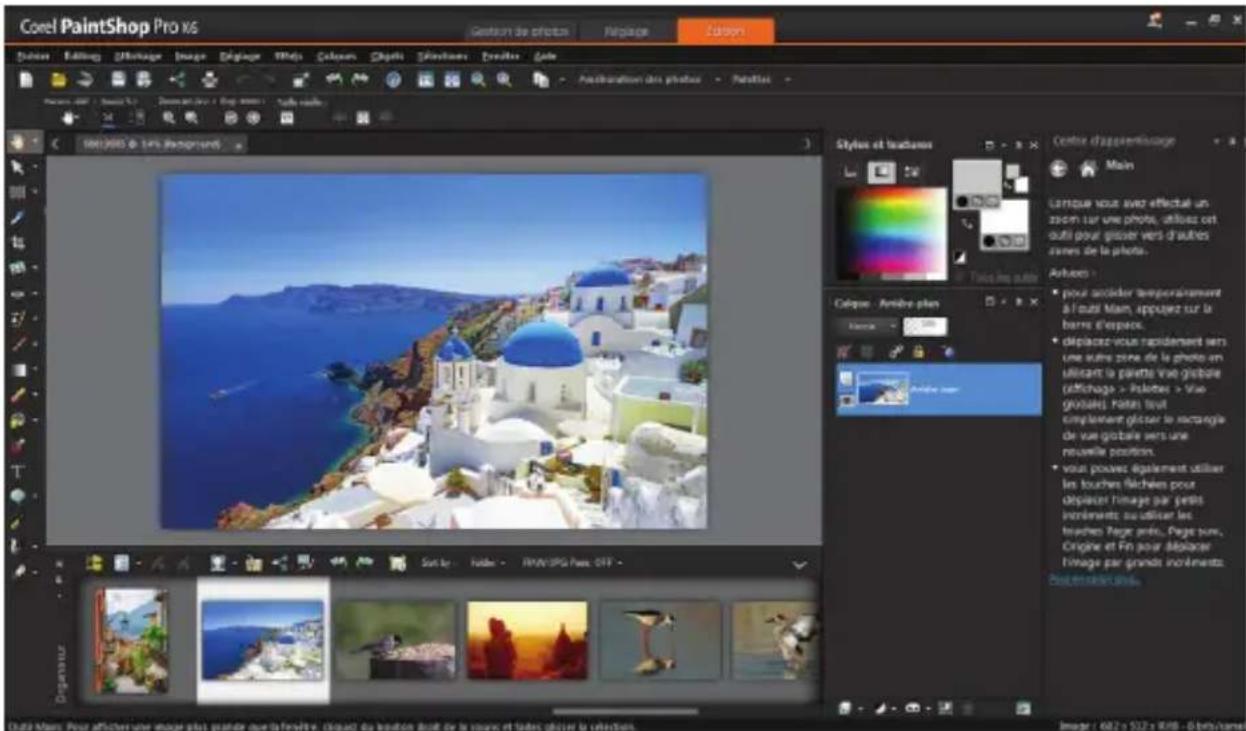 COREL PaintShop Pro X6 - Modification avancée et fichiers RAW - 1