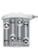 Princeton Tec Apex - Scheme 1 - Installation des piles - 1