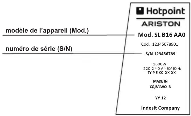 HOTPOINT-ARISTON SJ 4010 AX1 - Signalez-lui : - 1