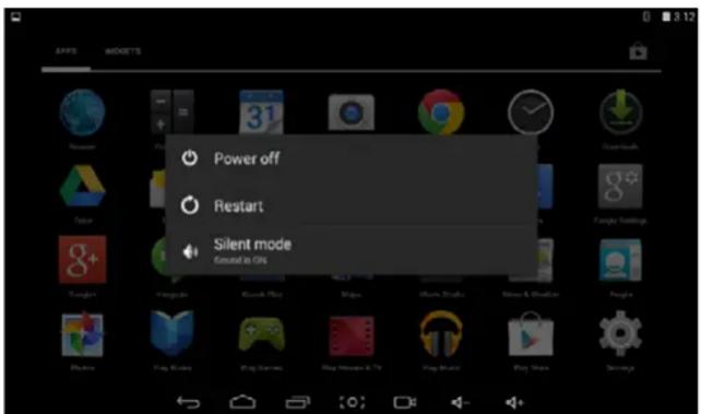 THOMSON NEO7 - Activation/désactivation de la tablette - 1