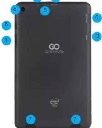 GOCLEVER Insignia 800 Win 3G - DESCRIPTION DES BOUTONS - 2