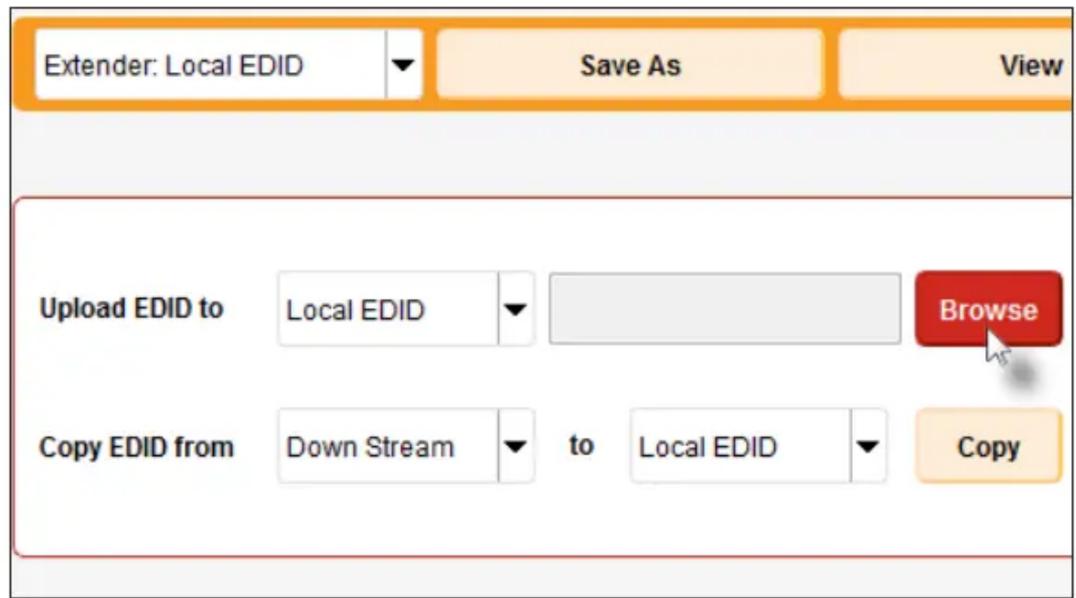 Gefen GTBUHDHBT2 - Uploading an EDID - 2