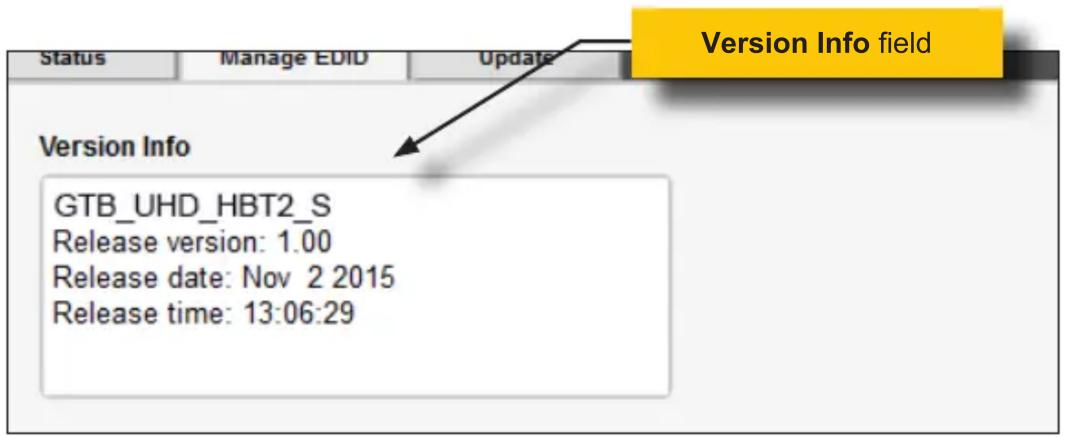 Gefen GTBUHDHBT2 - Downloading an EDID - 2