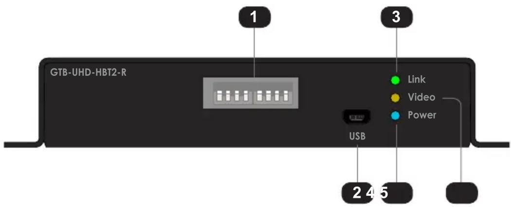 Gefen GTBUHDHBT2 - HDBaseT™ Extender - 4