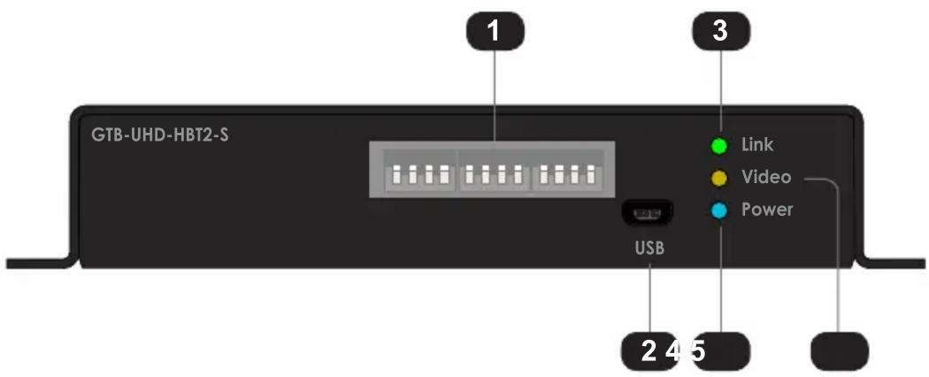 Gefen GTBUHDHBT2 - HDBaseT™ Extender - 1