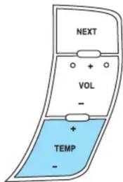 Mercury Grand Marquis (2009) - Bloc de commandes du système de chauffage-climatisation - 1