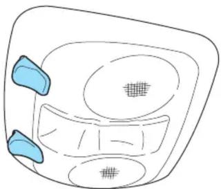 Mercury Grand Marquis (2009) - Lampes de lecture et d'accueil - 1