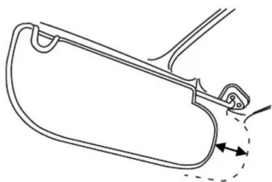 Mercury Grand Marquis (2009) - Tige coulissante (selon l'équipement) - 1