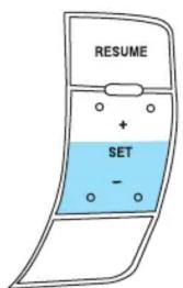 Mercury Grand Marquis (2009) - Réduction de la vitesse avec le programmeur de vitesses en fonction - 1