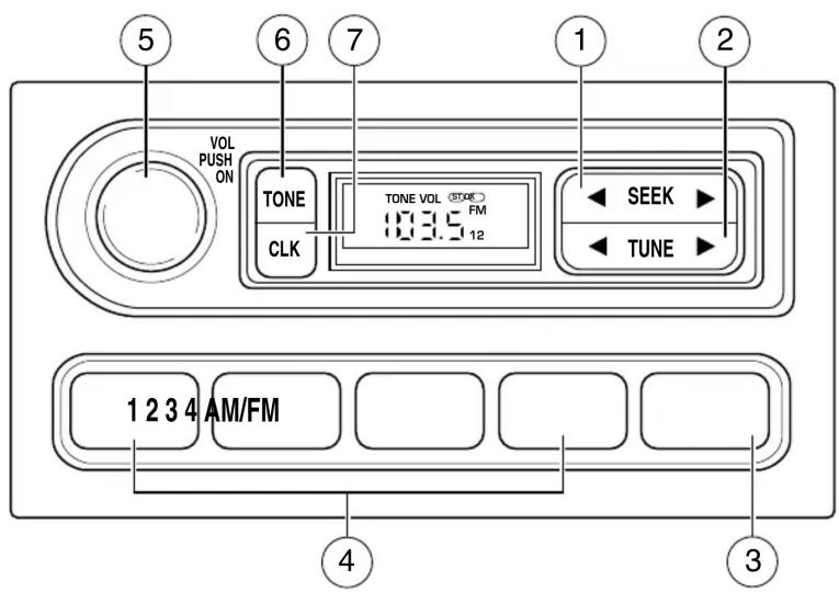 Mercury Grand Marquis (2009) - Radio am/fm stéréo (selon l'équipement) - 1