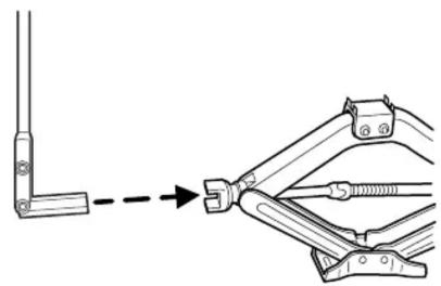 Mercury Grand Marquis (2009) - Les repères de levage se trouvent sur le bord inférieur extérieur de la carrosserie. - 2