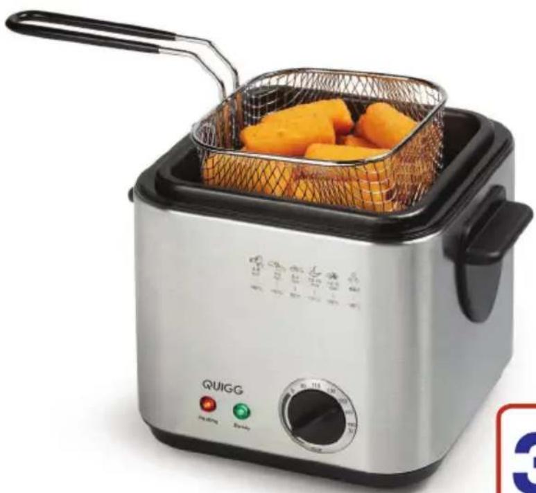PRIMO MFP1 - Mini Friteuse en Fondue Mini Friteuse et Fondue Mini Fritteuse und Fondue - 1