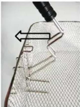 STEBA DF 300 - Assembly of the handle on the frying basket - 4