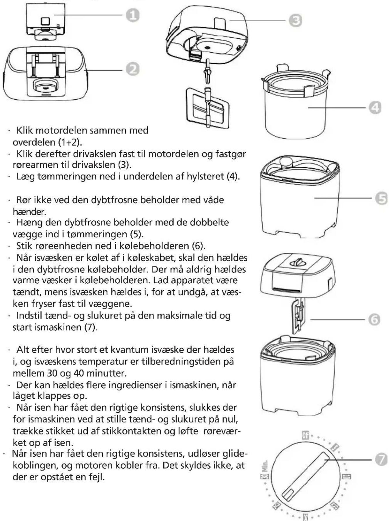 STEBA IC20 - Samling og brug af ismaskinen - 1