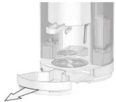 Lavazza LB 850 CHIARA - NETTOYAGE DU TIROIR RÉCUPÉRATEUR DE GOUTTES/DE CAPSULES USAGÉES - 1