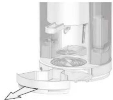 Lavazza LB 850 CHIARA - LIMPIEZA DEL CAJON RECOGE GOTAS/ CAPSULAS USADAS - 1